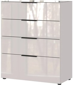 Kremowa wysoka komoda 83x102 cm Oakland – Germania