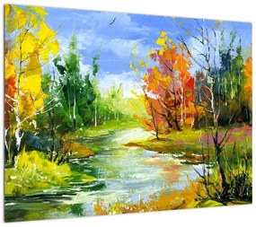 Obraz na szkle - Obraz na szkle krajobrazu (70x50 cm)