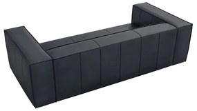 Ciemnoniebieska skórzana sofa 227 cm Madame – Windsor &amp; Co Sofas