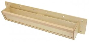 Drewniana półeczka przezroczysta ścianka 80 cm - masterkidz tablica naukowo-kreatywna stem