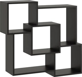 Czarna minimalistyczna półka ścienna W6-C03