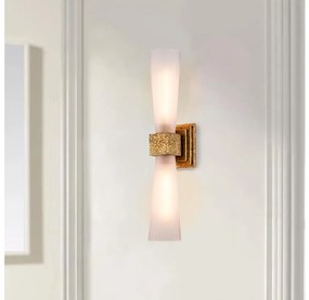 Elstead KRISTY-2WB-DG-OPAL-LED Oprawa łazienkowa KRISTY 2xG9/4W/230V IP44 miedziana