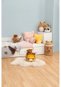 Dziecięcy kosz na zabawki z hiacyntu wodnego w naturalnym kolorze ø 35x26 cm Rabbit – Compactor