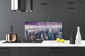 Panel Szklany Panorama Nowoczesnej Metropolii