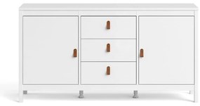Biała niska komoda 151x80 cm Madrid – Tvilum