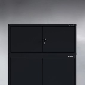 Nadstawka na szafę czarna, 800x380x400 mm: EWA