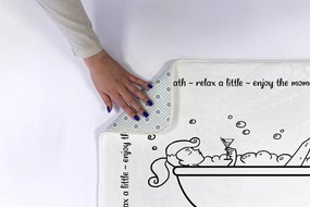 Dywanik antypoślizgowy do łazienki Dywanik antypoślizgowy do łazienki Kobieta Wanna Relax