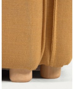 Musztardowa rozkładana sofa 210 cm Tanit – Kave Home