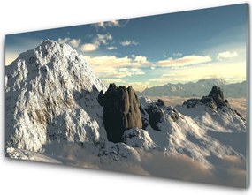 Panel Szklany Majestatyczne Pasmo Górskie