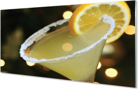 Szkło Ozdobne do Kuchni Orzeźwiający Koktajl Cytrynowy