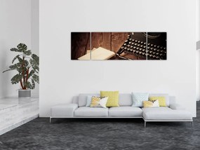 Obraz maszyny do pisania (170x50 cm)
