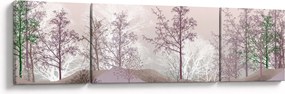 Obraz lasu (170x50 cm)