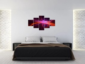 Obraz nowoczesnej abstrakcji (125x70 cm)