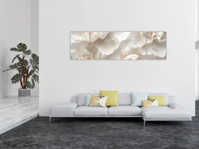Obraz - Delikatne piwonie (170x50 cm)