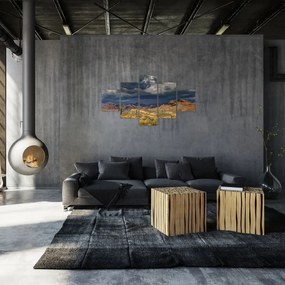Obraz - kaktusy w przyrodzie (125x70 cm)