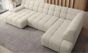 Narożnik COCOON XL w układzie U z elektryczną regulacją siedziska Prawostronny w tkaninie JAGUAR 02