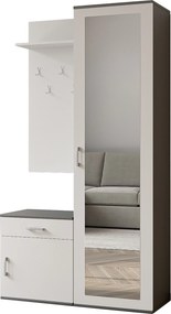 Masseno Garderoba VENTO 100/180,5/35 cm do Przedpokoju Nowoczesna Szara