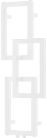 Mexen Grid grzejnik łazienkowy dekoracyjny 870 x 360 mm, 209 W, biały - W215-0870-360-00-20