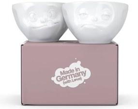 Komplet 2 białych porcelanowych łakomych miseczek 58products, 200 ml