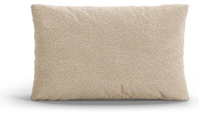 Beżowa poduszka na sofę z materiału bouclé Poppy – Micadoni