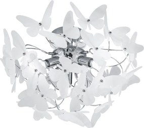 Lampa dziecięca z plastikowym kloszem ø 45 cm Butterfly – Reality