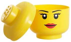 Pojemnik w kształcie głowy LEGO® Girl, Ø 24,2 cm