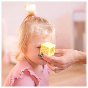 Classic world drewniane klocki sensoryczne 7 funkcji układanka multifunkcyjna kształty dźwięk montessori 14 el.