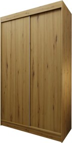 Szafa Przesuwna SOFIA 120 cm Szafa Dwudrzwiowa Dąb artisan