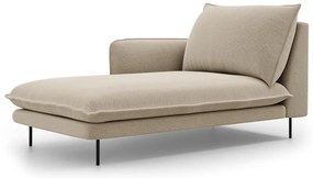 Beżowy szezlong Cosmopolitan Design Vienna, lewostronny