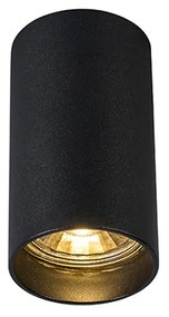 Inteligentny, nowoczesny reflektor czarny z WiFi GU10 - Tuba