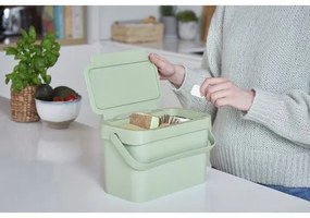 SmartStore Plastikowy kosz na odpady organiczneCollect, zielony, 5 l