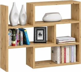 Niski regał nowoczesny wiszący lub stojący dąb artisan K2-T43