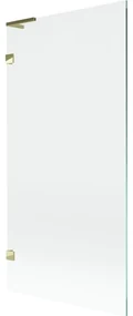 Mexen Lunar L parawan nawannowy 1-skrzydłowy 90 x 150 cm, transparent, złoty - 897L-090-000-50-00