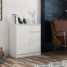 Komoda ASTORRE 75 cm do Salonu Sypialni z Szufladą Biały