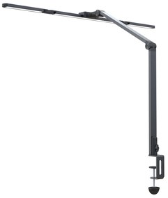 Lampa LED na biurko CLARIO, zacisk, pilot zdalnego sterowania