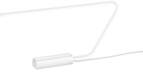 Biała lampa stołowa LED (wysokość 33 cm) Olea – Trio Select