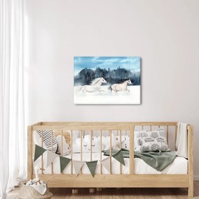 Obraz malowanych koni (70x50 cm)