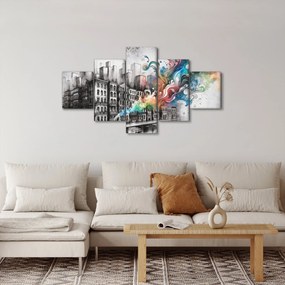 Obraz - Przemysłowe życie (125x70 cm)