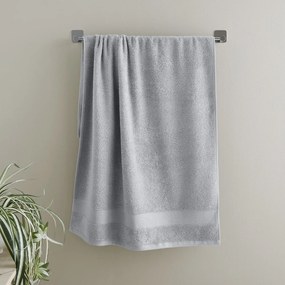 Jasnoszary bawełniany ręcznik frotte 50x85 cm Anti-Bacterial – Catherine Lansfield
