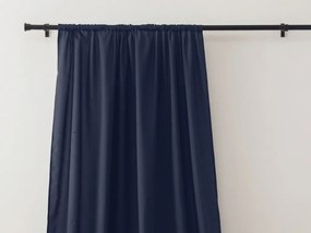 Zasłona OXFORD LIGHT 140x270 cm, ciemnoniebieska Zawieszanie: Taśma z wiązaniami