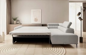 Narożnik GANDI 140 Prawostronny system włoski Salvador 13 Popielaty WERSAL