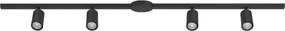 Eglo 901652 - Oprawa punktowa EASYT SET 3 SPOTS 4xGU10/10W/230V czarna