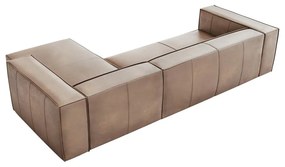 Jasnobrązowy skórzany narożnik (prawostronny) Madame – Windsor &amp; Co Sofas