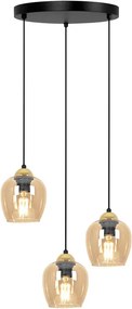 Lampa wisząca z delikatnym kloszem beżowa K6-A14