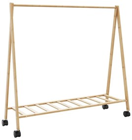 Wieszak drewniany z półką T1-B66