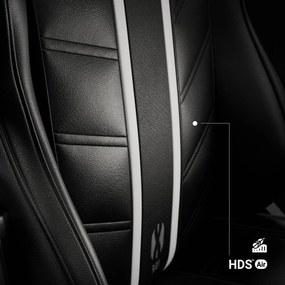 Fotel gamingowy Diablo X-Ray 2.0 Small Size, czarno-biały