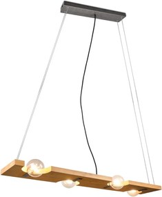 Lampa wisząca w naturalnym kolorze Tailor – Trio