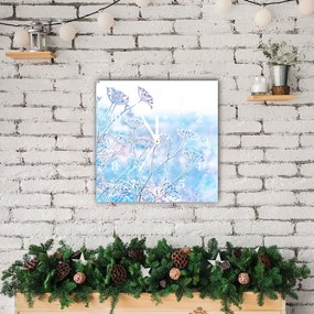 Zegar ścienny Zima Śnieg Boże Narodzenie