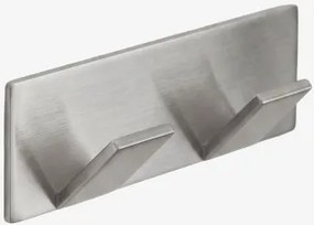 Samoprzylepny Wieszak Łazienkowy Ze Stali Nierdzewnej Jalter Szczotkowana Szarość - Sklum