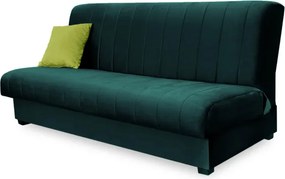 Sofa z Funkcją Spania SIGMA Rozkładana Wersalka Dwuosobowa Zielona Nowoczesna do Salonu